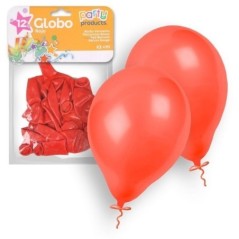 Globos rojos 12 unidades 23 cm 9  latex 8424345683896 68389