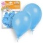 Globos azul claro 12 unidades 23 cm 9  latex