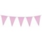 Guirnalda banderines triangulares rosas 10 metros
