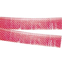 Fleco lunares rojo 10 metros plastico 8423138535435 016001184VE