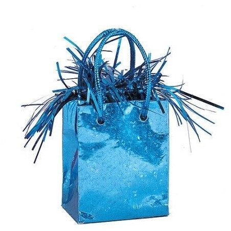 Peso para globos bolsa de regalo azul. globos baratos online 8433584550623 49013