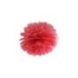 Pom pom rojo de papel de 25 cm para decoraciones