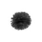 Pom pom negro de papel de 25 cm para decoraciones