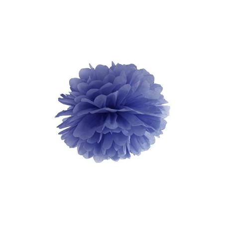 Pom pom azul marino de papel de 25 cm para decoraciones 5901157471673 PP25 074