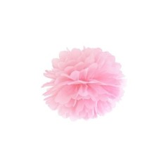 Pom pom rosa claro de papel de 25 cm para decoraciones 5901157469243 PP25 081