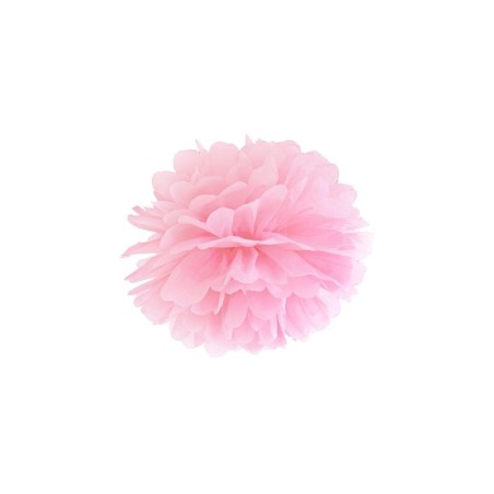 Pom pom rosa claro de papel de 25 cm para decoraciones 5901157469243 PP25 081