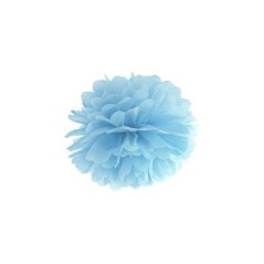 Pom pom azul claro de papel de 25 cm para decoraciones 5902230705326 PP25 093J