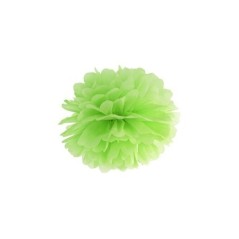 Pom pom verde manzana de papel de 35 cm para decoraciones 5901157471642 PP35 102J