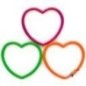 Pulsera corazon para relleno de piñatas 25 unidades baratijas