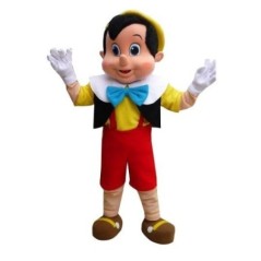 Disfraz marioneta madera mascota cabezudo  PHO