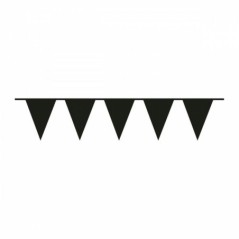 Guirnalda banderines triagulares negros 10 mt 13051859701 9903791