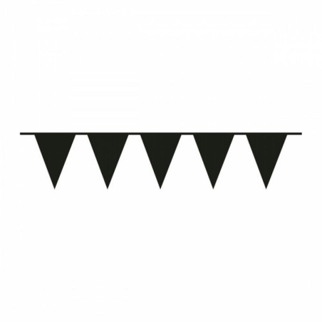 Guirnalda banderines triagulares negros 10 mt 13051859701 9903791