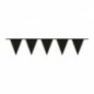 Guirnalda banderines triagulares negros 10 mt