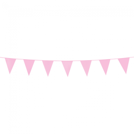 Banderin triangular rosa 3 metros 5712735009412 5534
