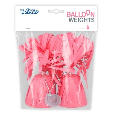 Pesos para globos 2 unidades rosa 8712026217059 21705