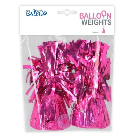 Pesos para globos 2 unidades rosa fuerte 8712026217066 21706