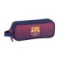 Estuche Futbol Club Barcelona triple cremallera con asa colgar