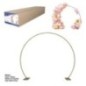 Arco para globos metalico oro 240x210 cm