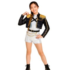 Disfraz guerrera K pop vestido blanco nina 8434077787854 78785