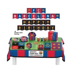 Caja cumpleanos fubol Club Barcelona 44 uds 6 personas 4897107243210 PD0720VP