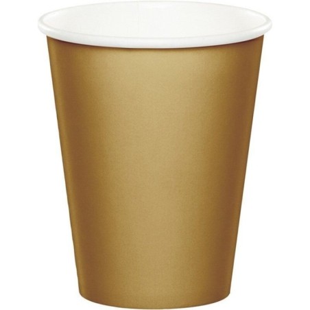 Vasos oro 8 uds 250 ml 8435708111741 CV40110