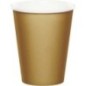 Vasos oro 8 uds 250 ml