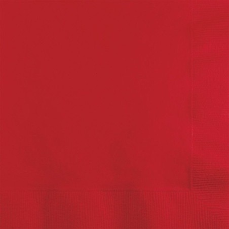 Servilletas rojas 20 uds 25 cm postre 8435708100080 CV40119