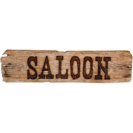 Letrero decoracion Oeste Saloon 60x13 cm 8712026543547 54354