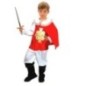 Disfraz Mosquetero rojo para niño 7-9 años