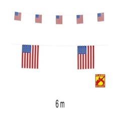 Guirnalda bandera estados unidos 6 metros de 15x20 cmEL Informal
