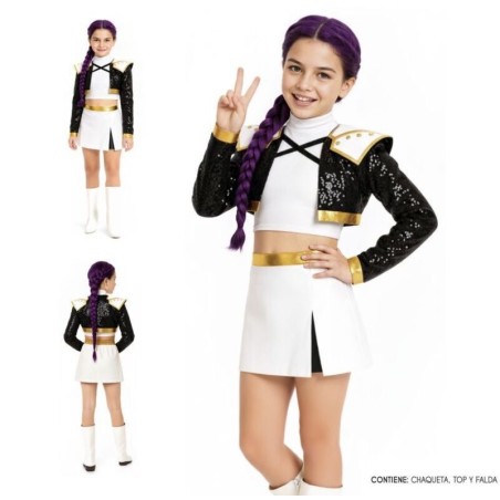 disfraz k pop blanco rumi infantil 8433584290635 84335842906288433584290611 8433584290604 64945