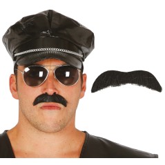 Bigote negro policia-El Informal Santander