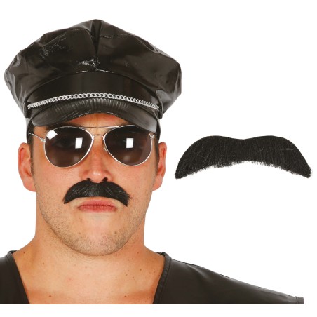 Bigote negro policia-El Informal Santander