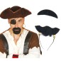 Perilla y bigote negro pirata