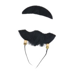 Perilla y bigote negro pirata-El Informal Santander