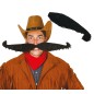 Bigote con elastico 55 cm negro  gigante