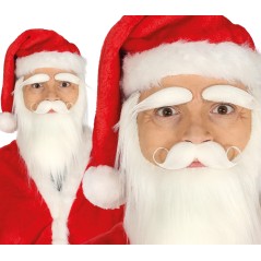 Barba bigote y cejas blancas papa noel-El Informal Santander