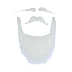 Barba bigote y cejas blancas papa noel-El Informal Santander