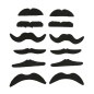 Bigotes surtidos pack de 12 unidades fotocall bodas