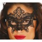 Antifaz bordado negro elegante