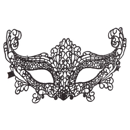 Antifaz bordado negro elegante