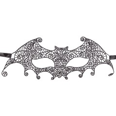 Antifaz bordado murcielago cat woman superheroina