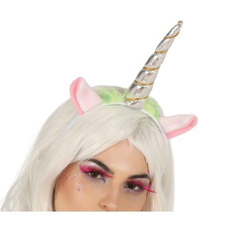 Diadema unicornio plata para mujer-El Informal Santander