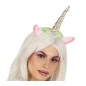Diadema unicornio plata para mujer