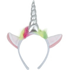 Diadema unicornio plata para mujer-El Informal Santander