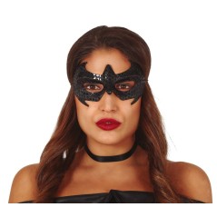Antifaz negro para superheroe