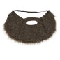 Barba y bigote gris con goma elestica caballero siglo xix