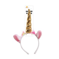 Diadema unicornio oro para mujer-El Informal Santander