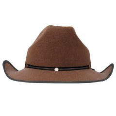 Sombrero vaquero marron cowboy del oeste