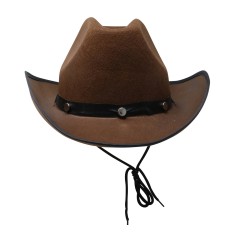 Sombrero vaquero marron cowboy del oeste-El Informal Santander
